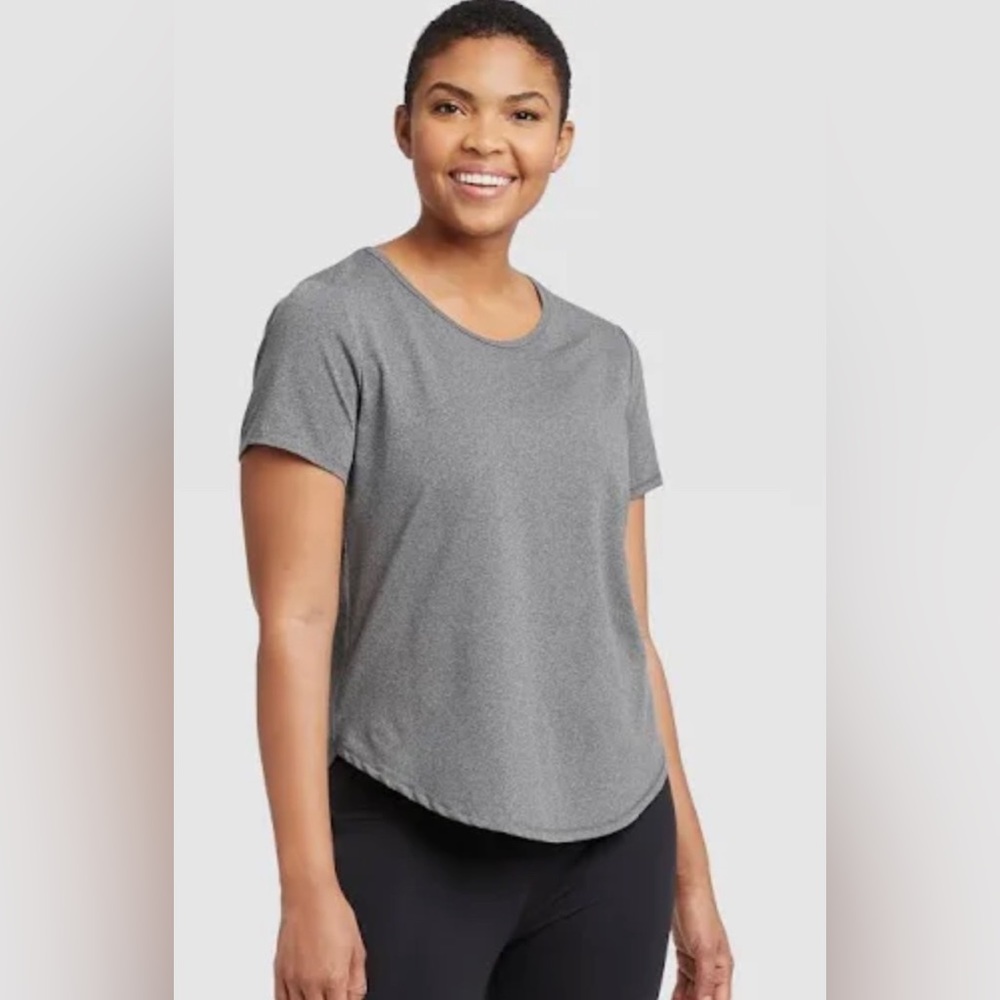 All In Motion Gray Workout Top Size XXL - Picture 9 of 10